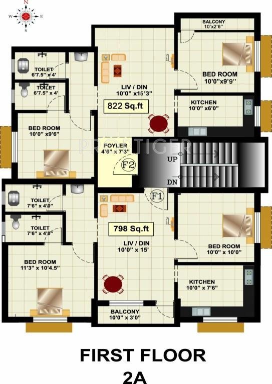 Images for Cluster Plan of RB Foundations Bagya Enclave