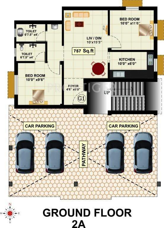 Images for Cluster Plan of RB Foundations Bagya Enclave