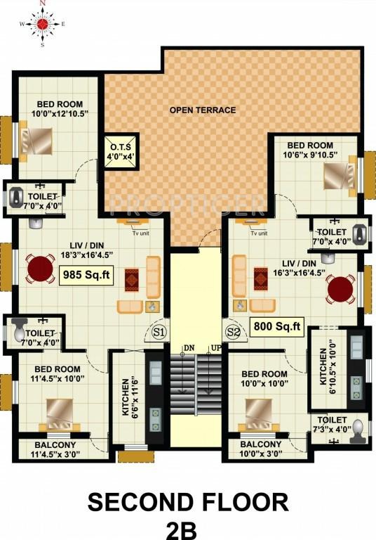 Images for Cluster Plan of RB Foundations Bagya Enclave