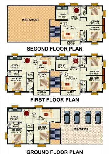 Images for Cluster Plan of RB Foundations Bagya Enclave