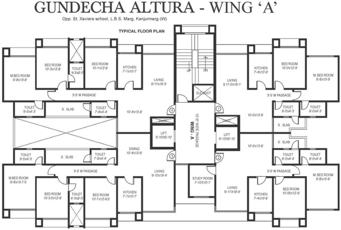 altura Images for Cluster Plan of Gundecha Altura