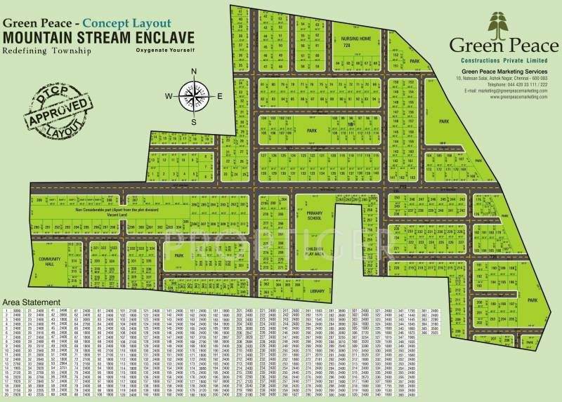 Images for Layout Plan of Green Peace Mountain Stream Enclave