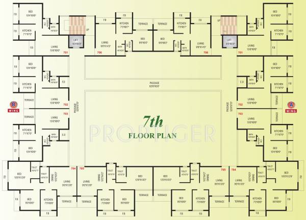 Images for Cluster Plan of Satyam Prestige