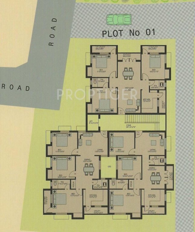 Images for Cluster Plan of Poomalai Housing Santosh Pearls