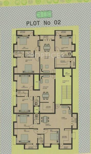 Images for Cluster Plan of Poomalai Housing Santosh Pearls