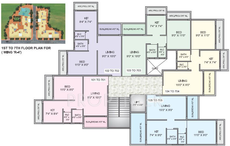  optima Images for Cluster Plan of Panvelkar Optima