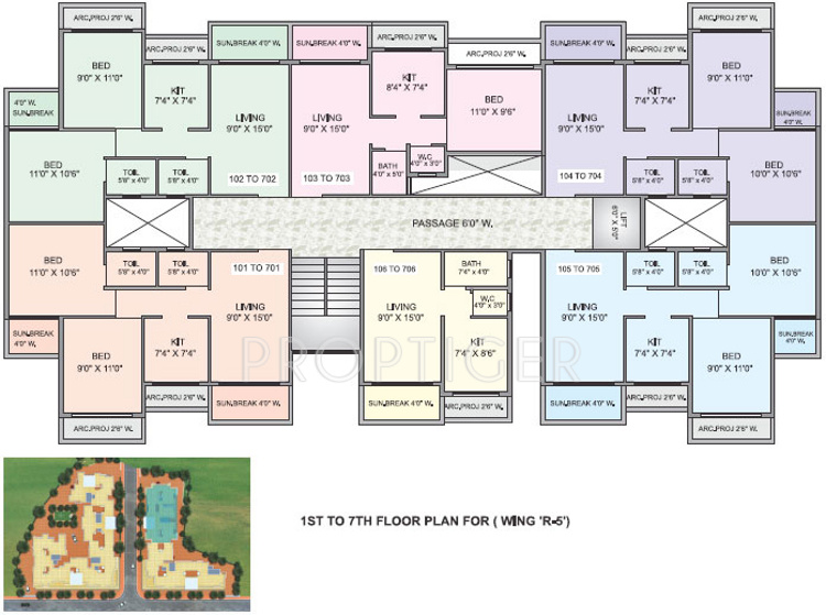 optima Images for Cluster Plan of Panvelkar Optima