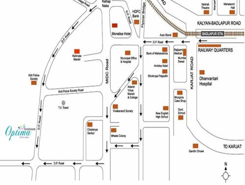  optima Images for Location Plan of Panvelkar Optima