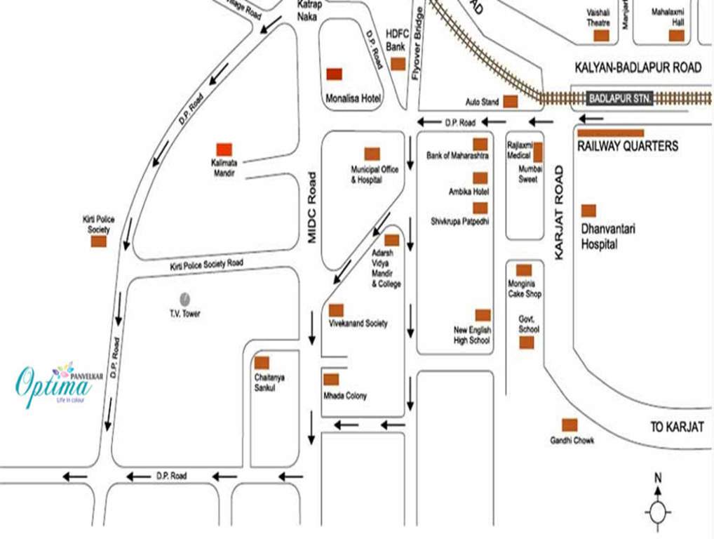  optima Images for Location Plan of Panvelkar Optima