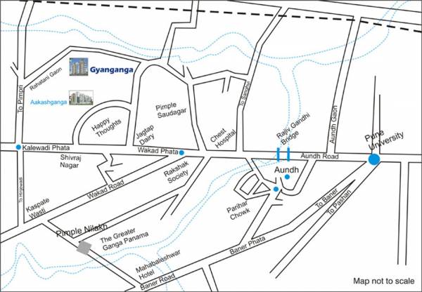 Images for Location Plan of Goel Ganga Developers Gyanganga