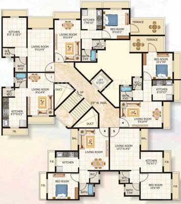 Images for Cluster Plan of Tulsi Darshan darshan Images for Cluster Plan of Tulsi Darshan