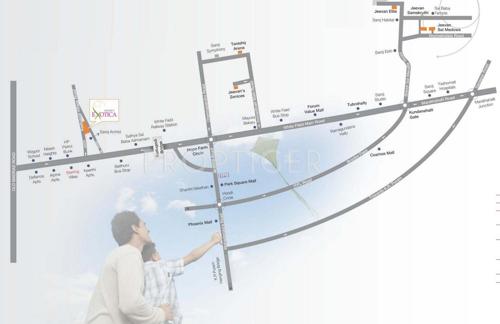  exotica Images for Location Plan of Jeevan Exotica