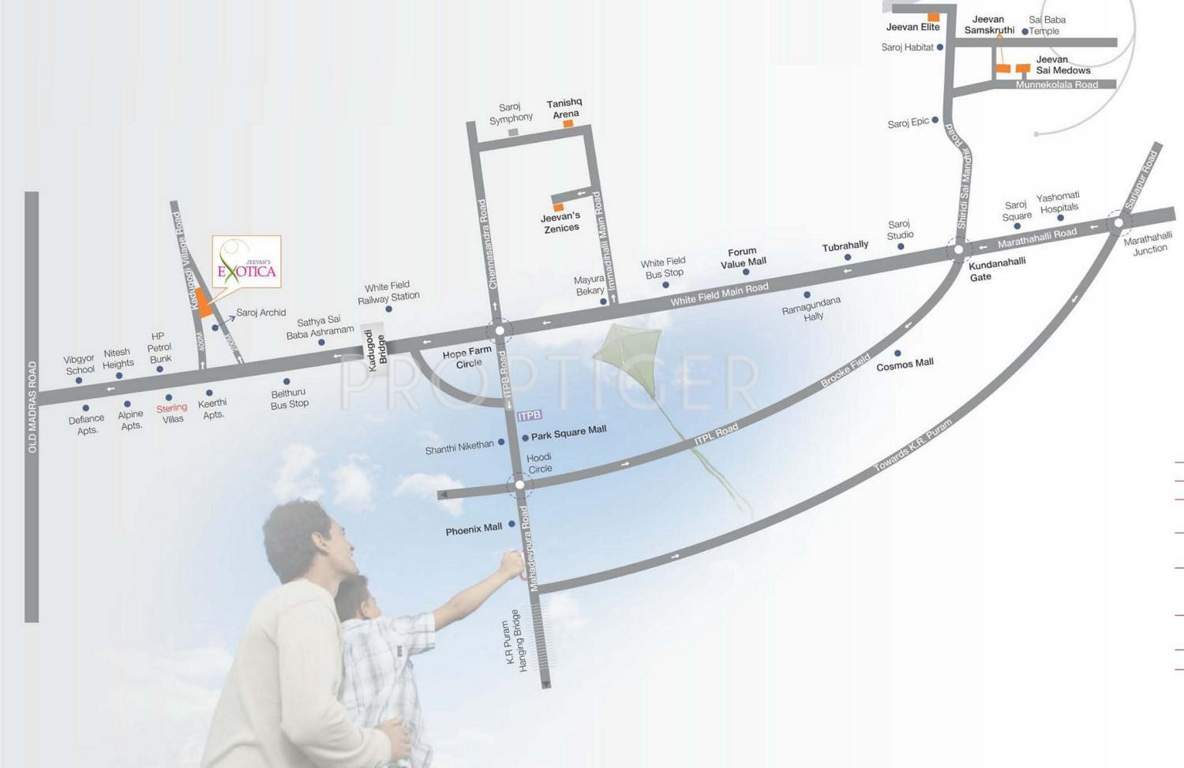 exotica Images for Location Plan of Jeevan Exotica