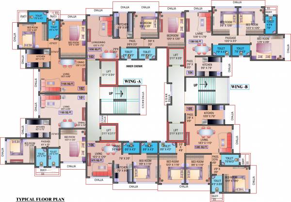 Images for Cluster Plan of Heena Gokul Valley