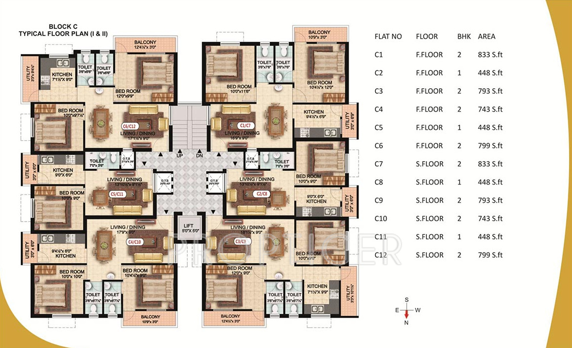 Images for Cluster Plan of Colorhomes Breeze Avenue
