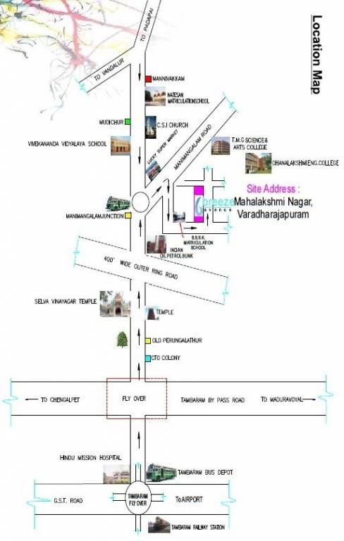 breeze avenue Location Plan