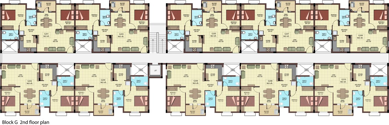 Images for Cluster Plan of TVS Emerald Green Hills