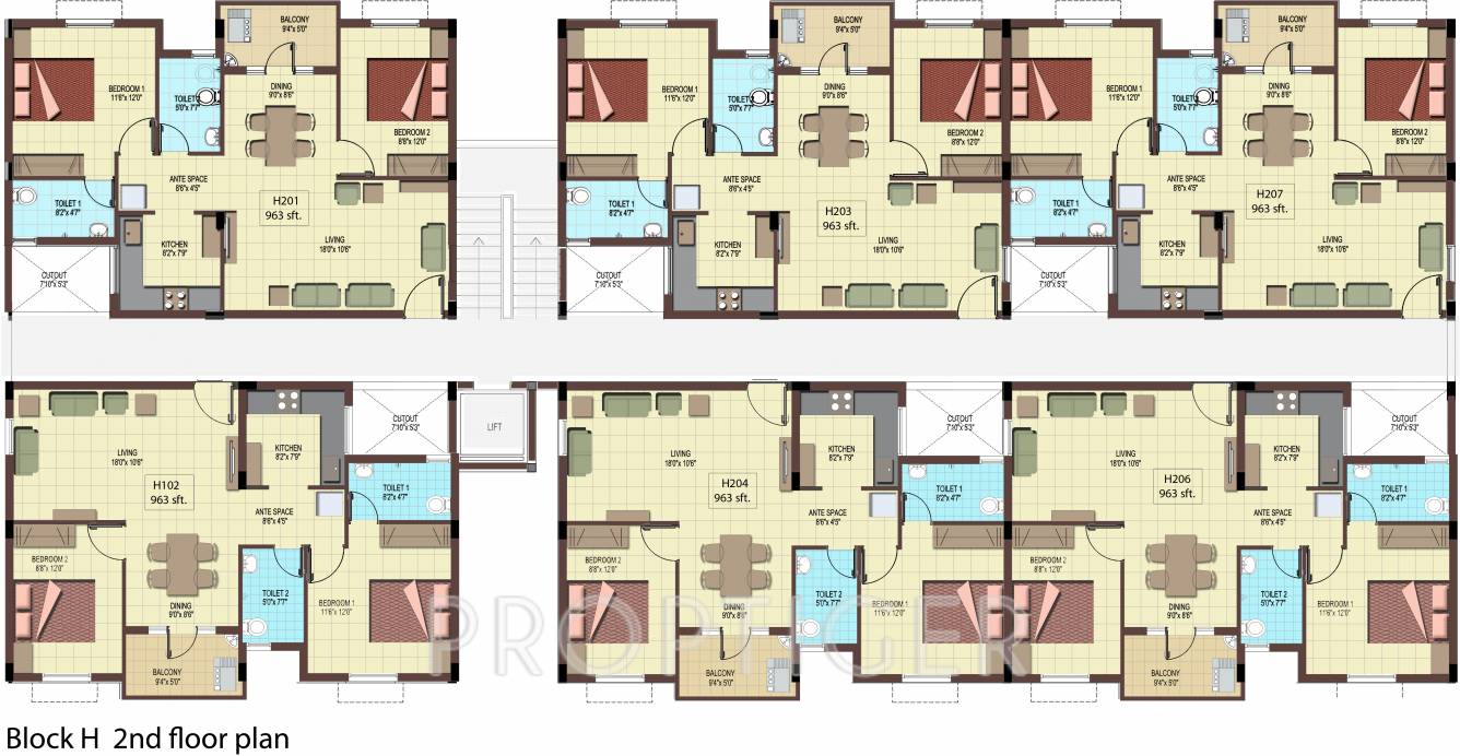 Images for Cluster Plan of TVS Emerald Green Hills