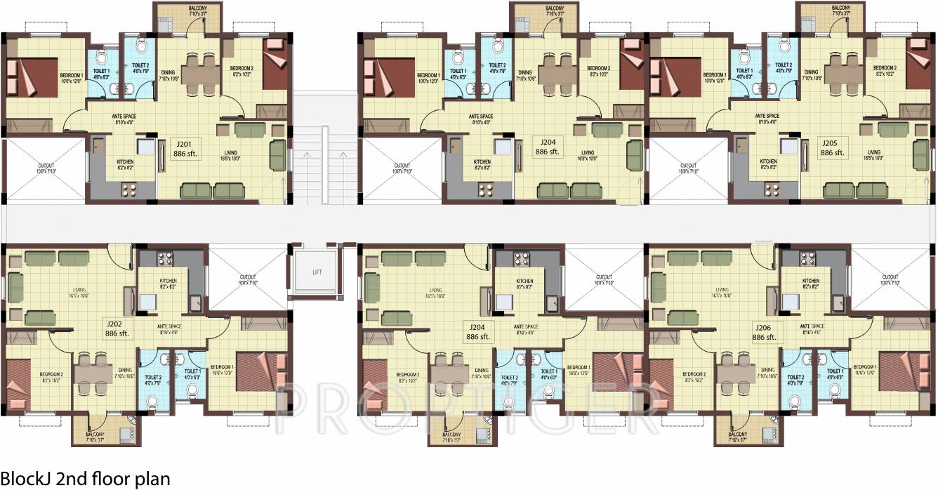 Images for Cluster Plan of TVS Emerald Green Hills