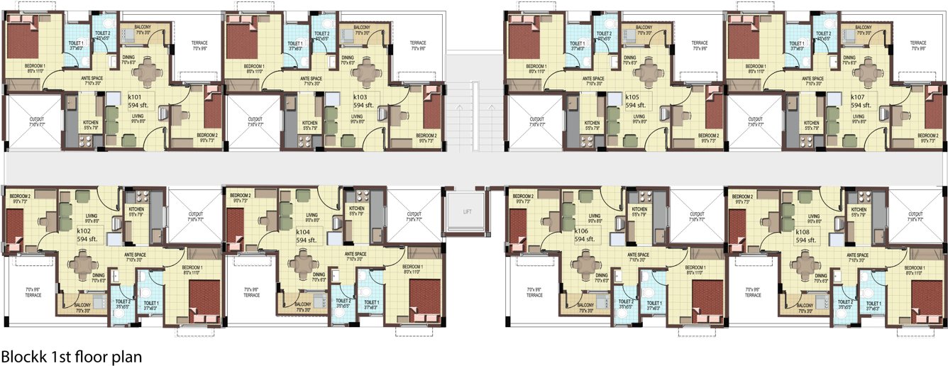 Images for Cluster Plan of TVS Emerald Green Hills