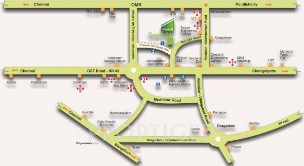 Images for Location Plan of TVS Emerald Green Hills