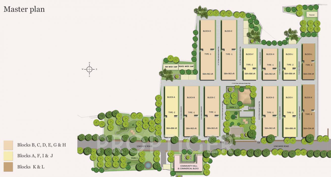 Images for Master Plan of TVS Emerald Green Hills
