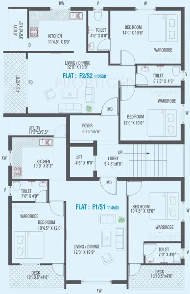 Images for Cluster Plan of Colorhomes The Quadrants