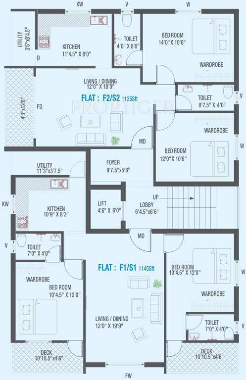Images for Cluster Plan of Colorhomes The Quadrants