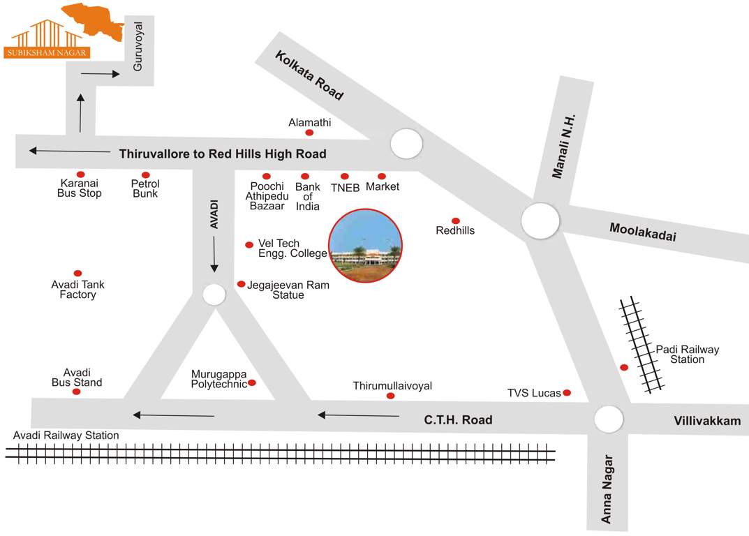 Images for Location Plan of Aysha Subiksham Nagar