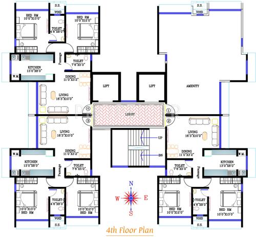 Images for Cluster Plan of Kabra Natraj CHS
