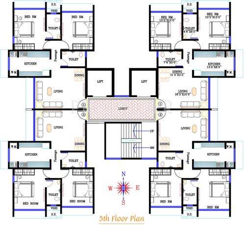 Images for Cluster Plan of Kabra Natraj CHS