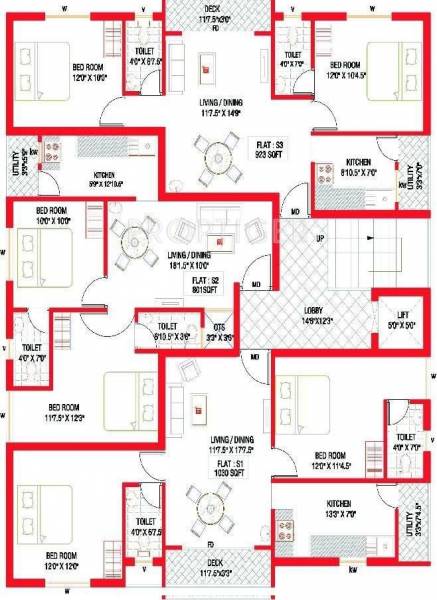 Images for Cluster Plan of Colorhomes Silver Nest
