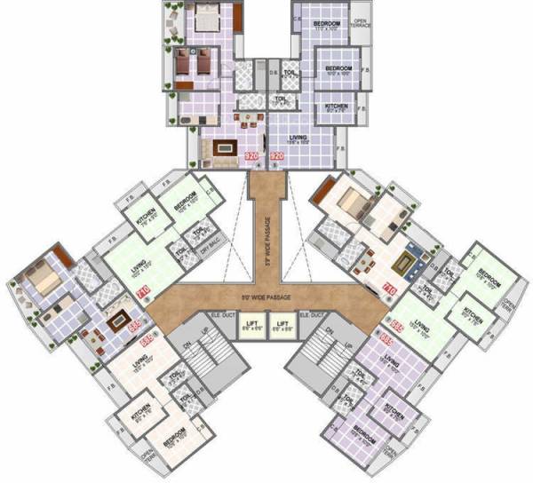 Images for Cluster Plan of Damji Pentagon Heights