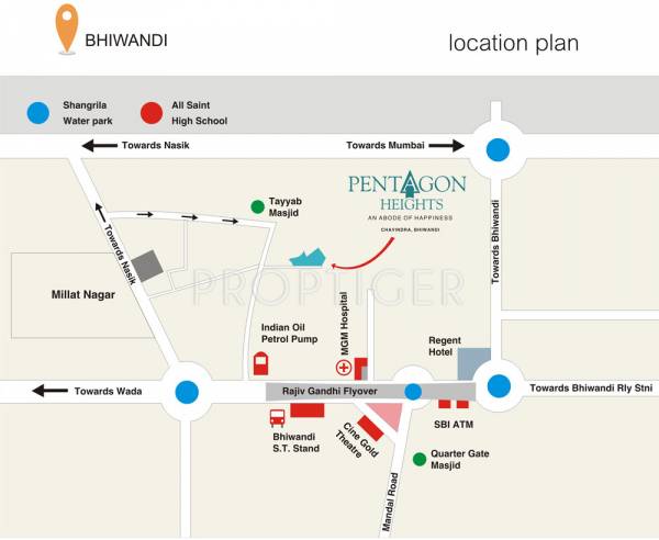 Images for Location Plan of Damji Pentagon Heights
