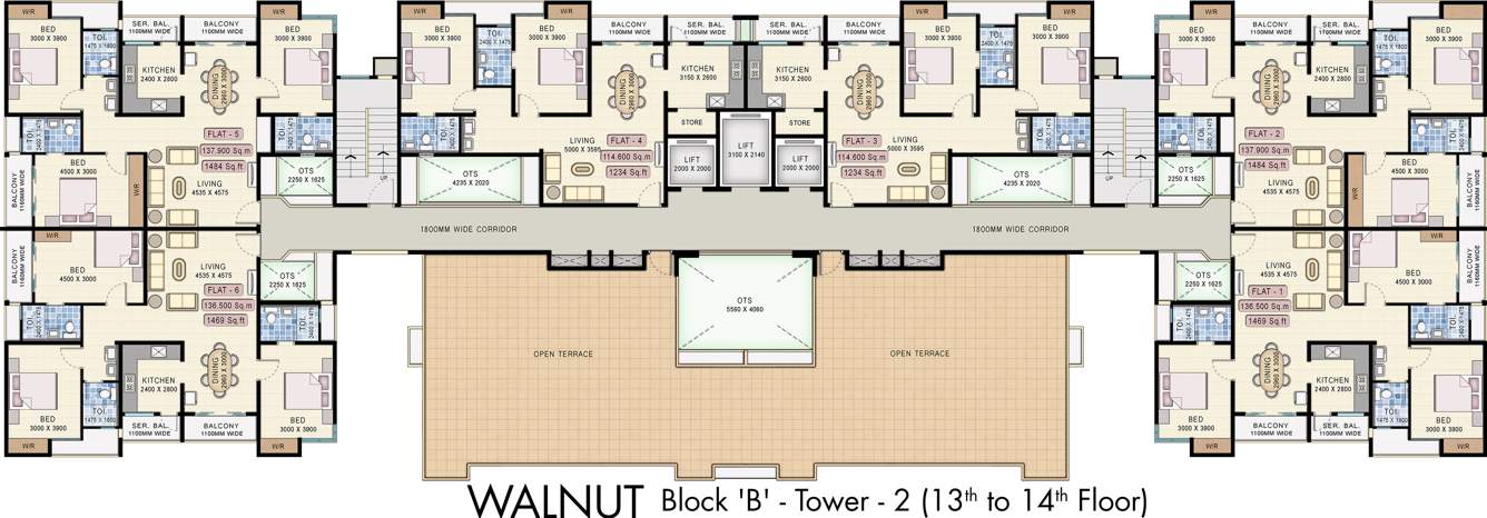  starwood towers Images for Cluster Plan of Navin Starwood Towers