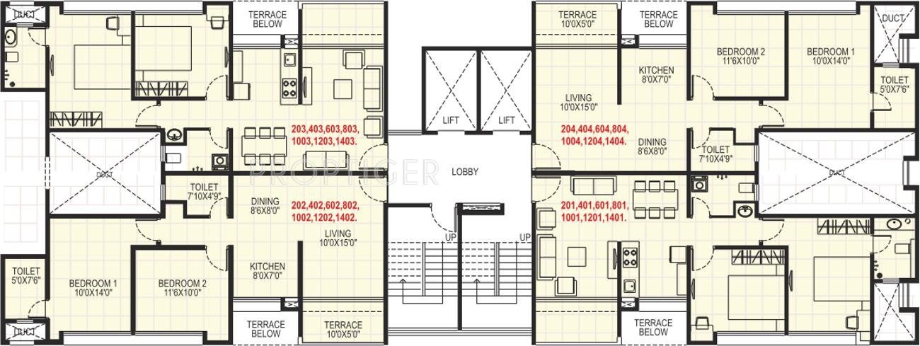 Images for Cluster Plan of Kumar Pebble Park