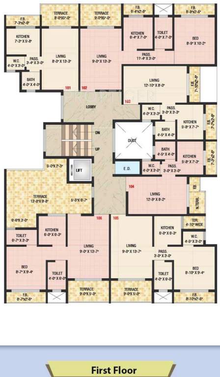 Images for Cluster Plan of Dolphin Sunflower Apartment