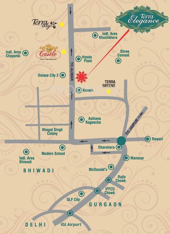  elegance Images for Location Plan of Terra Elegance