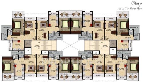  dynamic-ultima Images for Cluster Plan of Triveni Dynamic Ultima