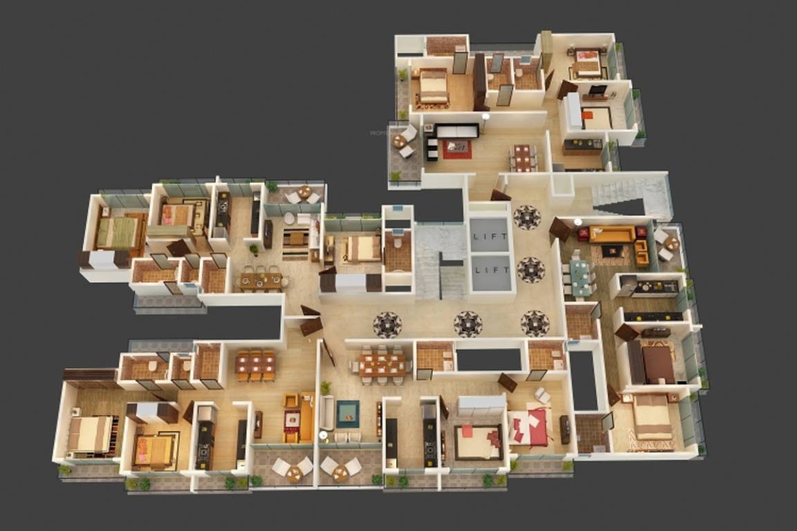 Images for Cluster Plan of Triveni Laurel