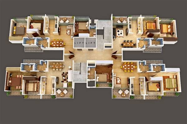 Images for Cluster Plan of Triveni Laurel Images for Cluster Plan of Triveni Laurel