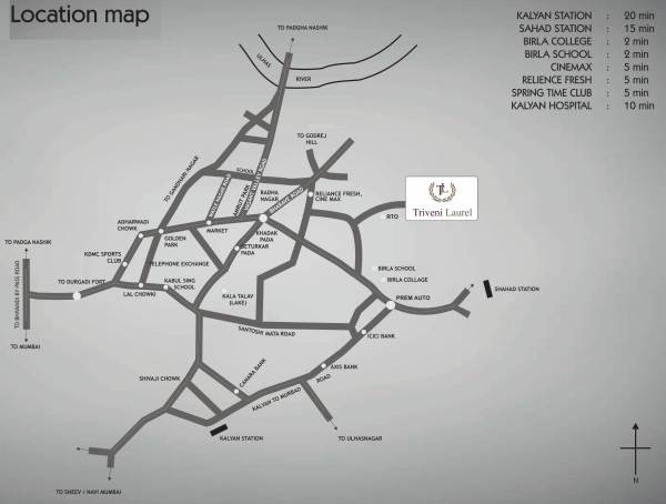 Images for Location Plan of Triveni Laurel Images for Location Plan of Triveni Laurel