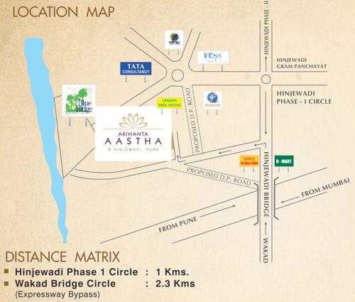  aastha Images for Location Plan of Arihanta Aastha