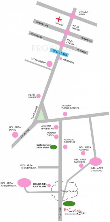 Images for Location Plan of Krish City Phase 1