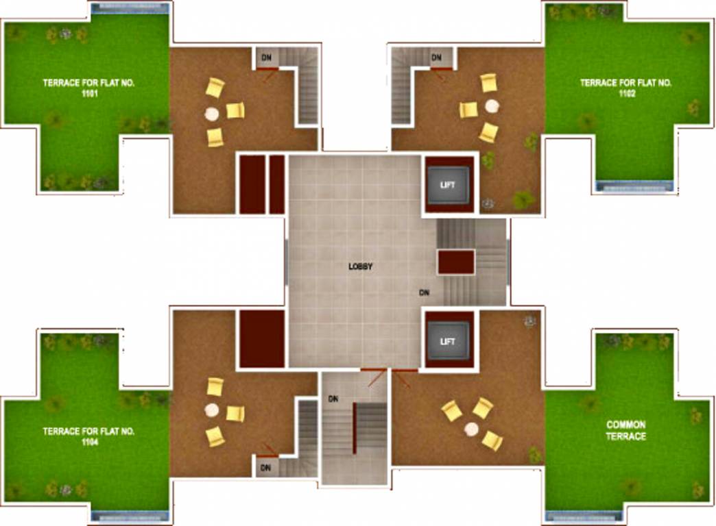  emerald Images for Cluster Plan of Gagan Emerald