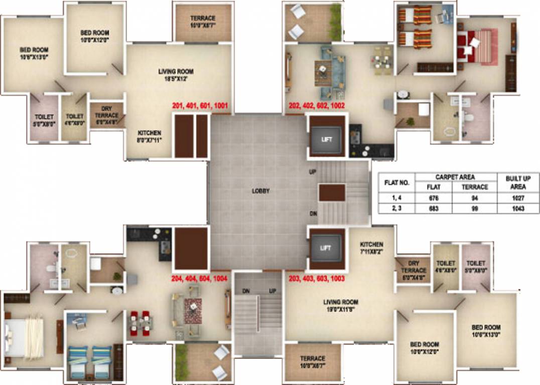  emerald Images for Cluster Plan of Gagan Emerald