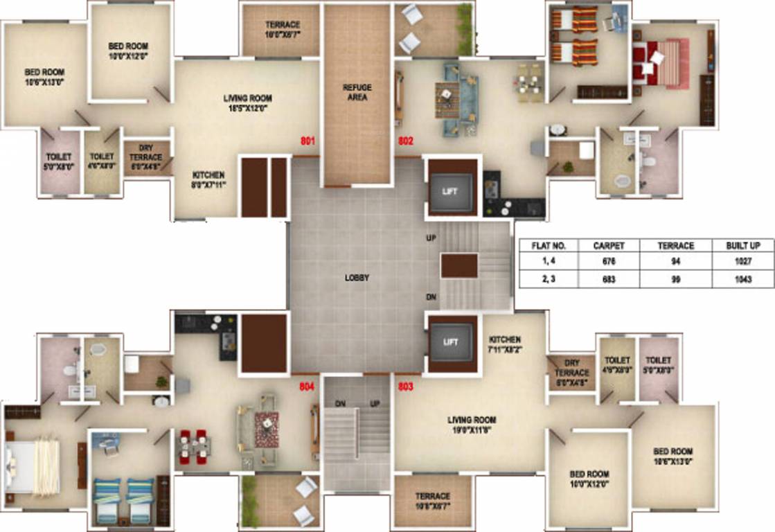  emerald Images for Cluster Plan of Gagan Emerald
