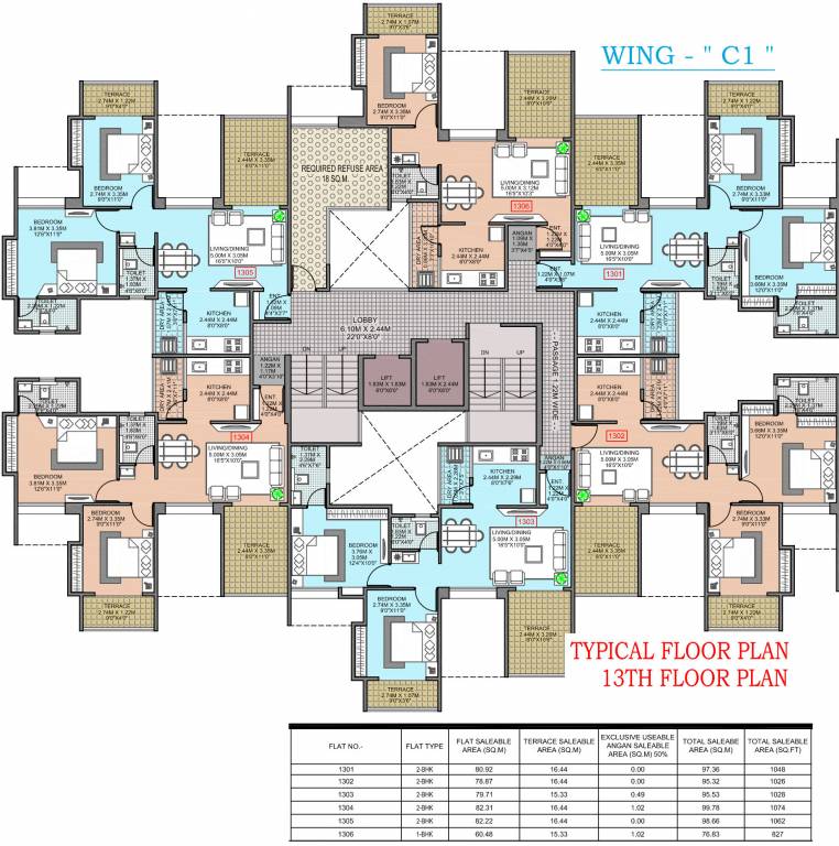 city Wing B Cluster Plan