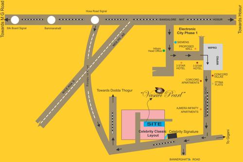  pearl Images for Location Plan of Vasavi Pearl