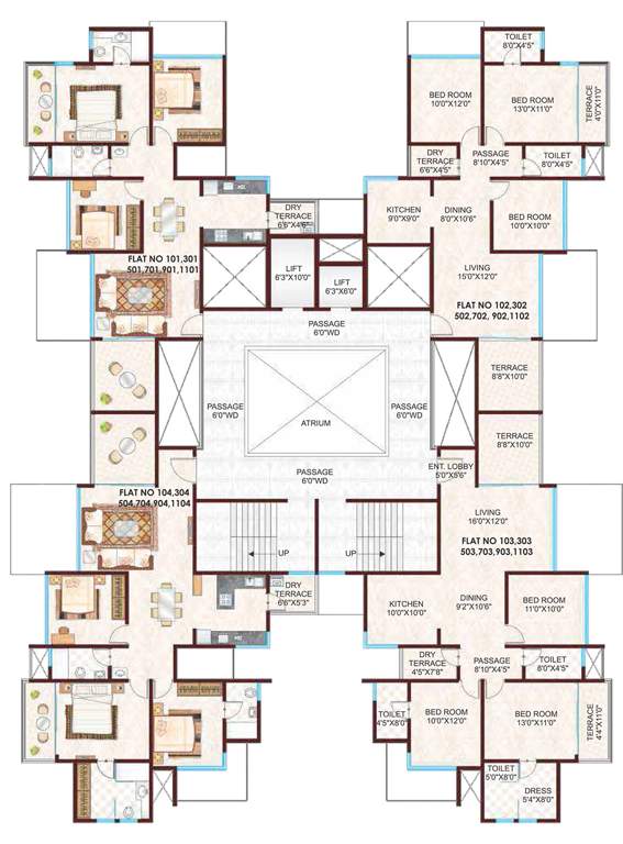 l axis Images for Cluster Plan of Pharande L Axis